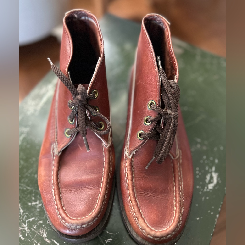 Russell For Staffords Of Thomasville Brown Leather Boots